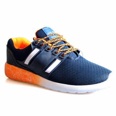 094120 Navy/Orange Мъжки маратонки
