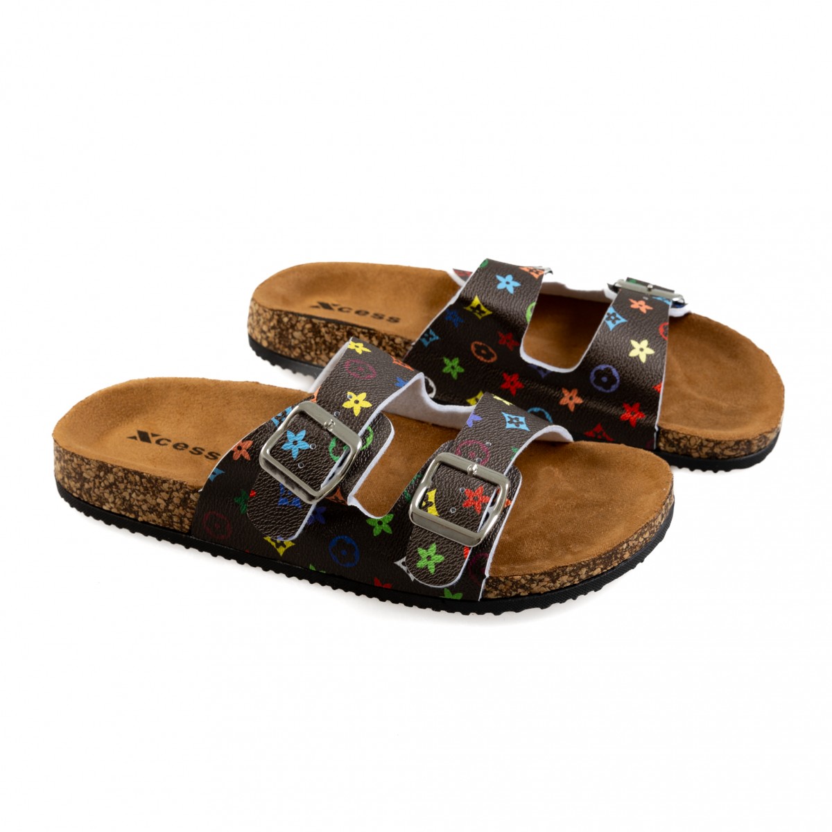 1005 LV-Brown Дамски чехли