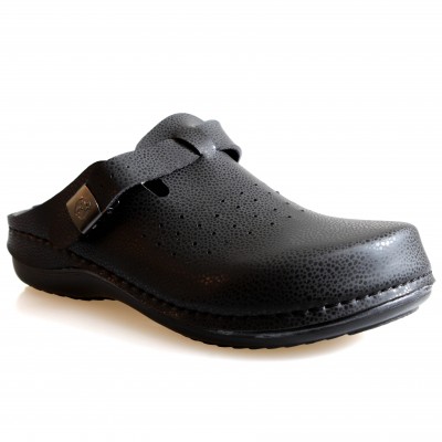 154149 All Black Дамски чехли