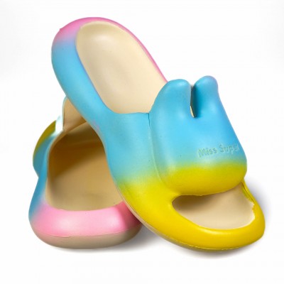 251 Yellow/Pink Дамски чехли