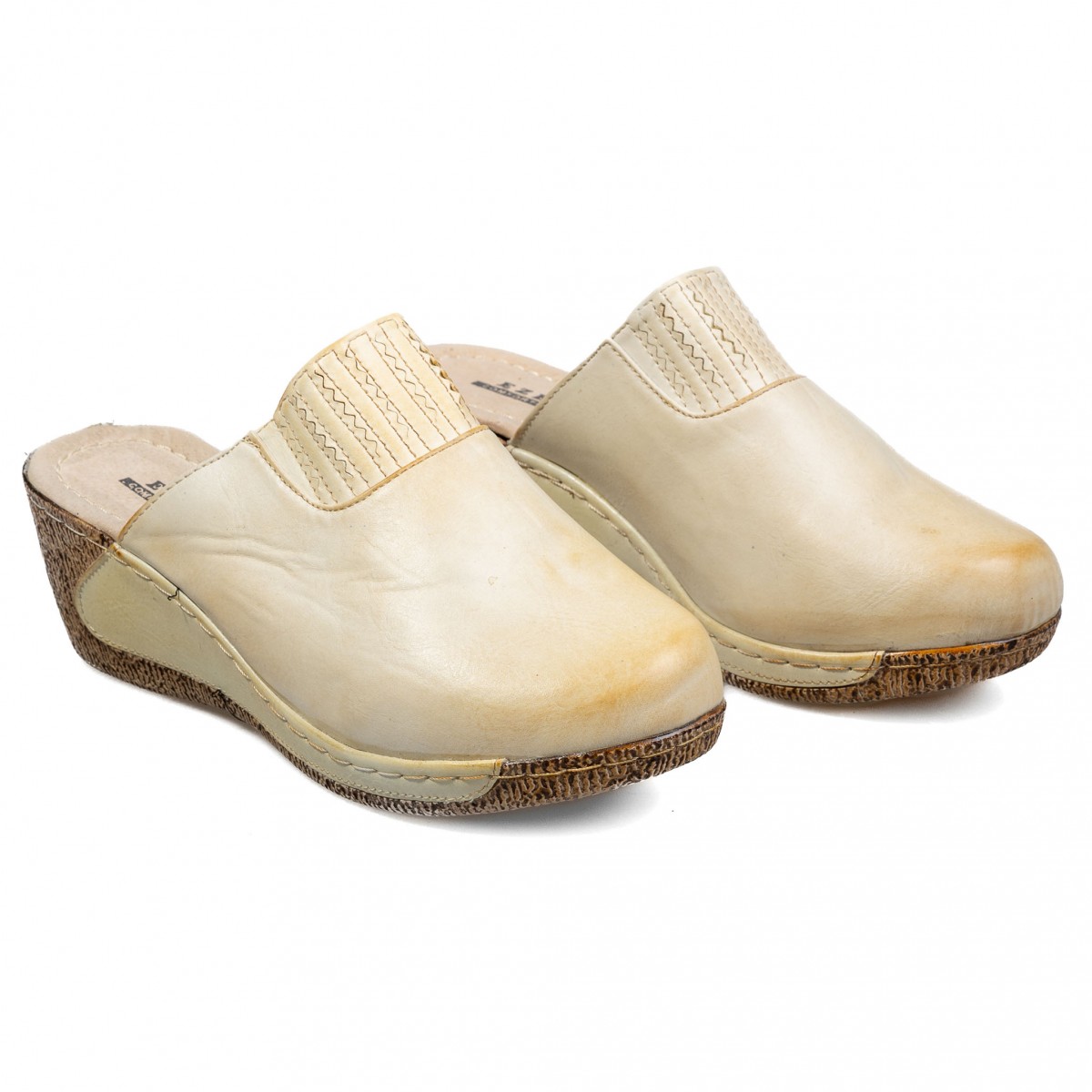2808-3 Beige Дамски чехли