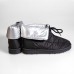 3025-1 Black/Silver Дамски ботуши тип апрески