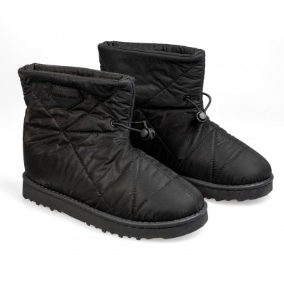 3026-1 Black Дамски ботуши тип апрески