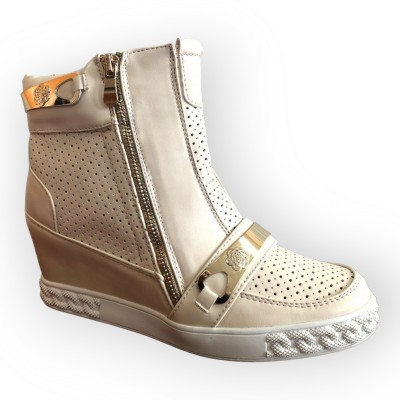 65010-3 Beige Дамски летни боти