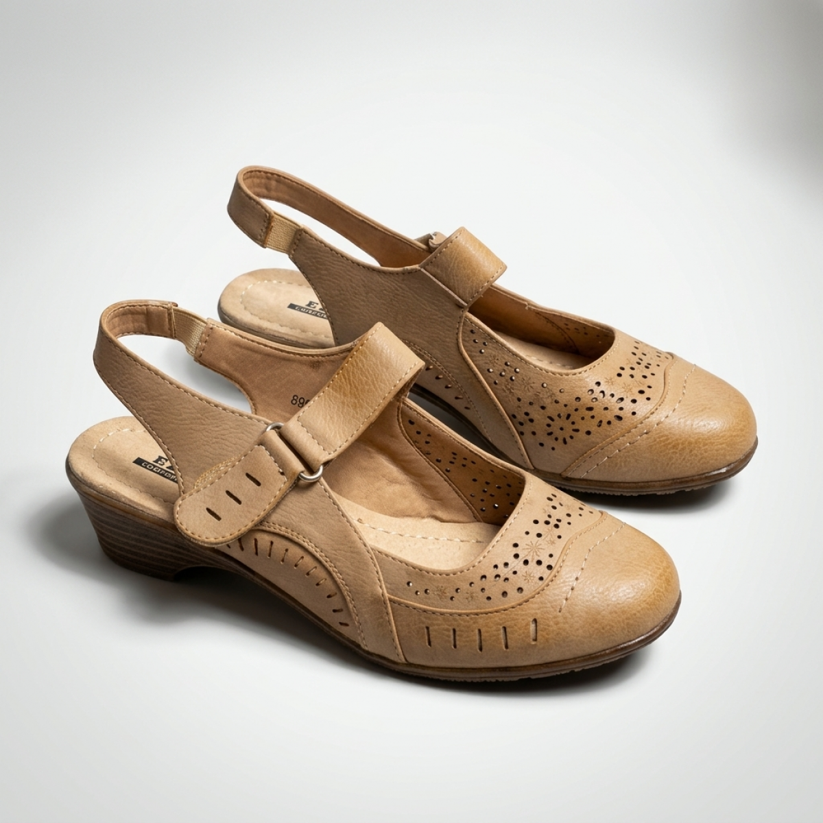 899-3 Beige Дамски сандали