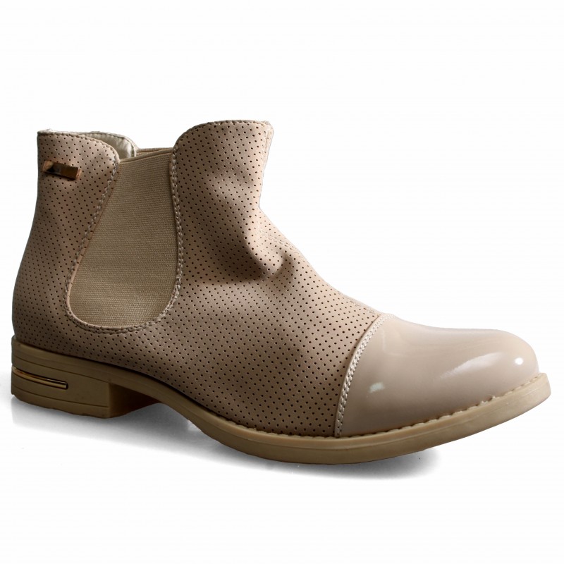 C1512 Beige Дамски летни боти