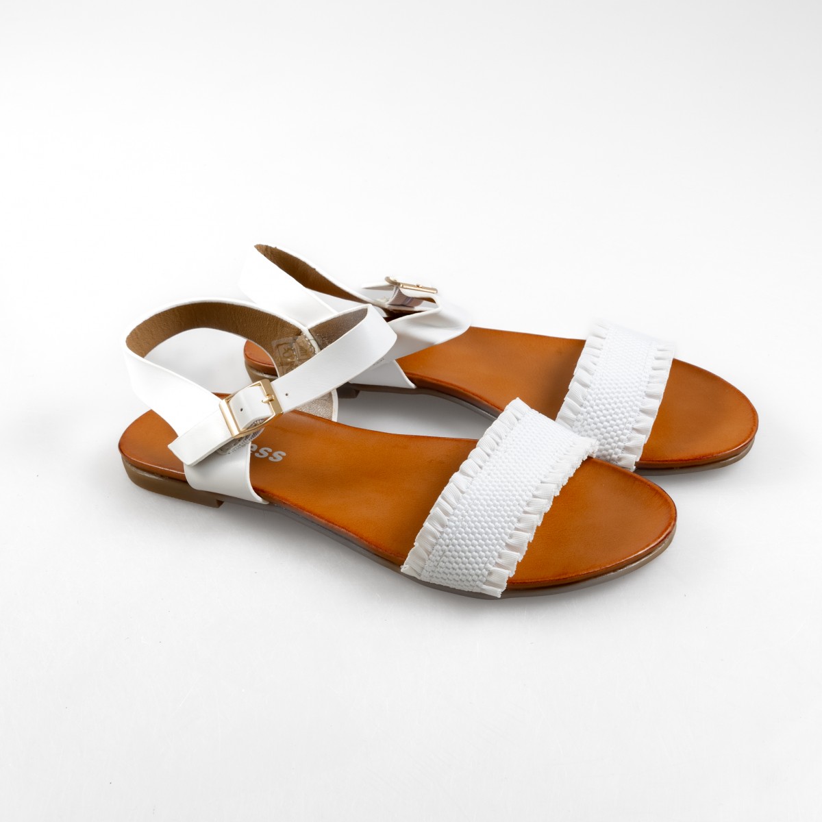 C5082-2 White Дамски сандали