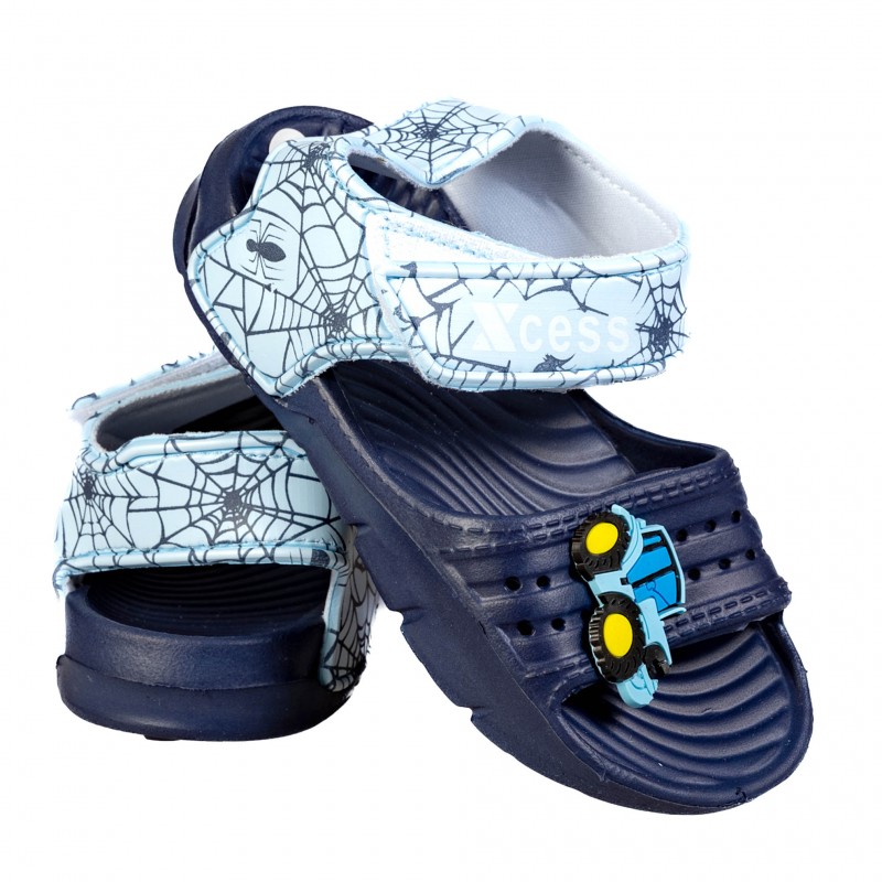 D647 Navy/Blue Детски сандали