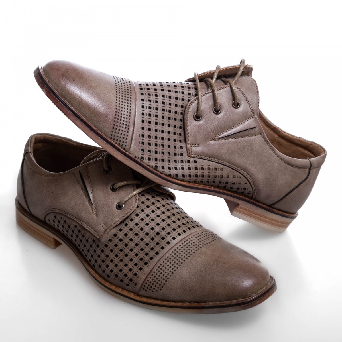 E6003-2 Brown Мъжки летни обувки