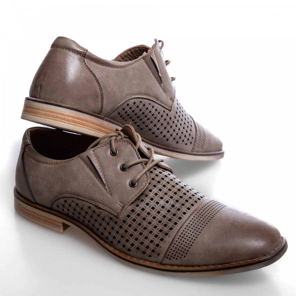 E6003-2 Brown Мъжки летни обувки