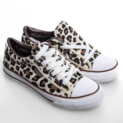MB172-2 Beige/Leopard Дамски гуменки