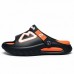 PT-3005 Black/Orange Мъжки чехли с каишка (тип сандали)