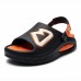 PT-3005 Black/Orange Мъжки чехли с каишка (тип сандали)