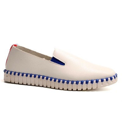 308005 White/Royal Дамски гуменки
