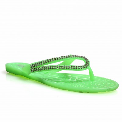 889-11 Green Дамски чехли