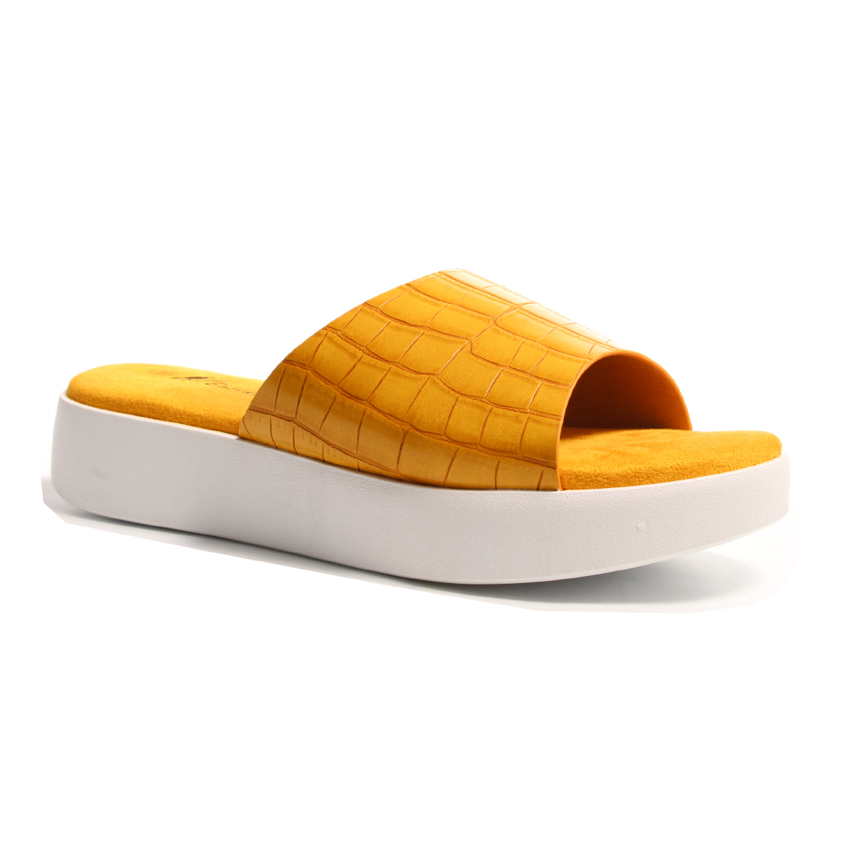 DT7305-2 yellow Дамски чехли