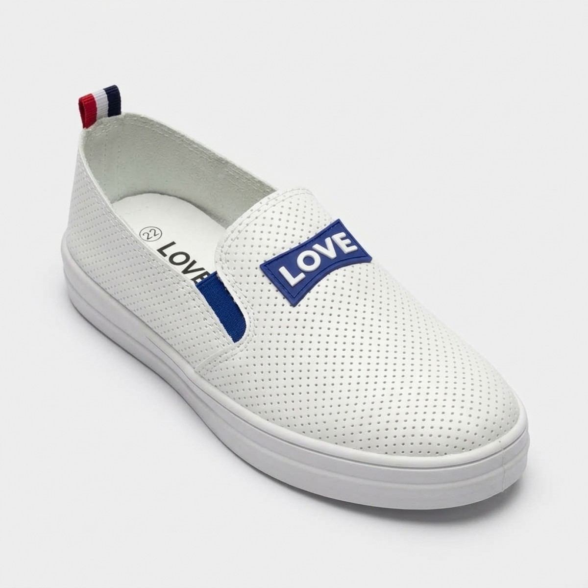 115 White/Blue Дамски гуменки 115 White/Blue Дамски гуменки