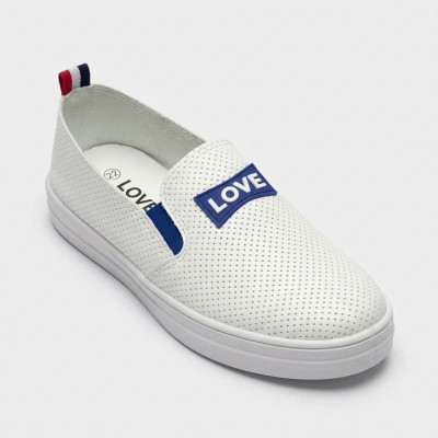 115 White/Blue Дамски гуменки 115 White/Blue Дамски гуменки