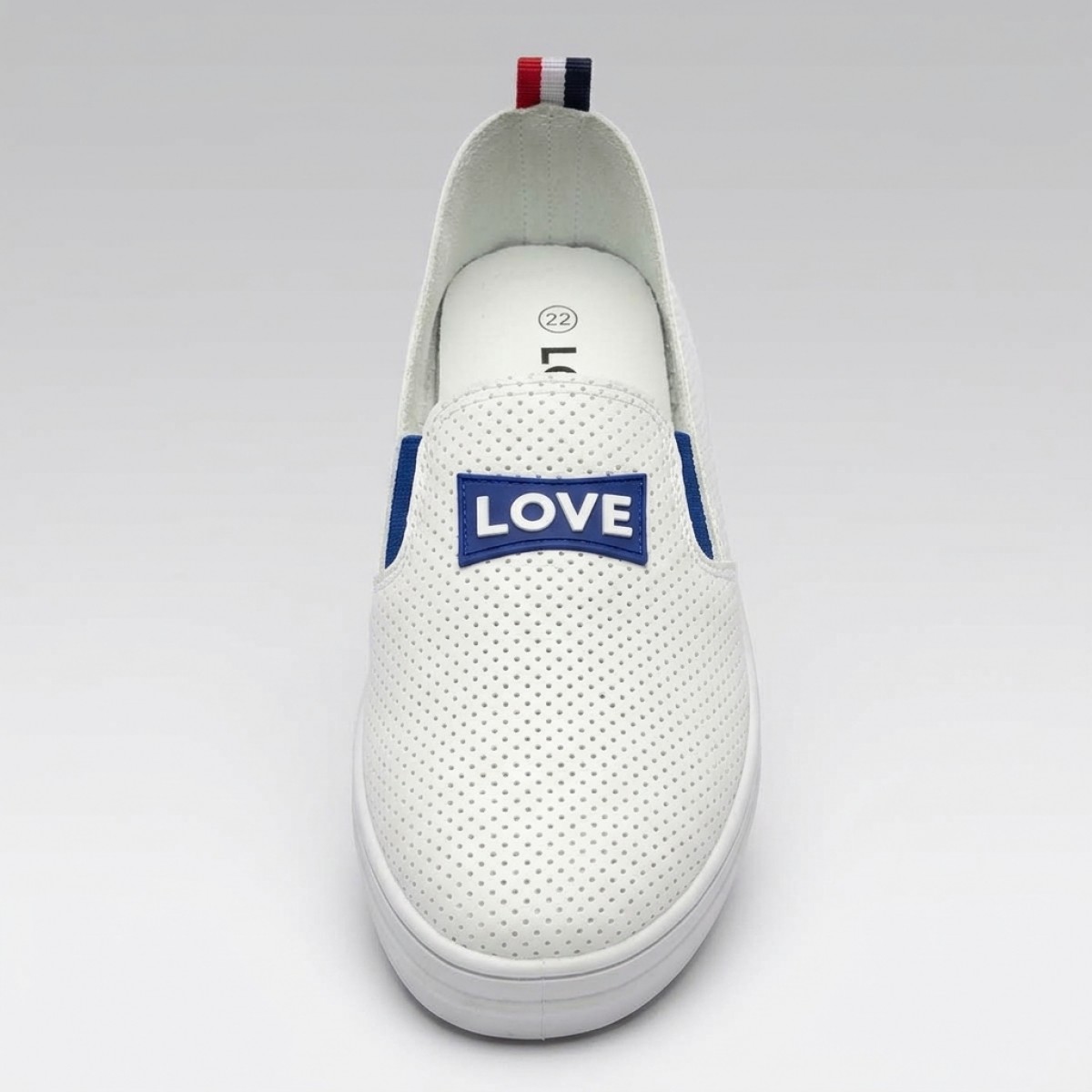 115 White/Blue Дамски гуменки 115 White/Blue Дамски гуменки
