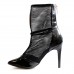 L5905-1 Black Дамски летни обувки на токчета