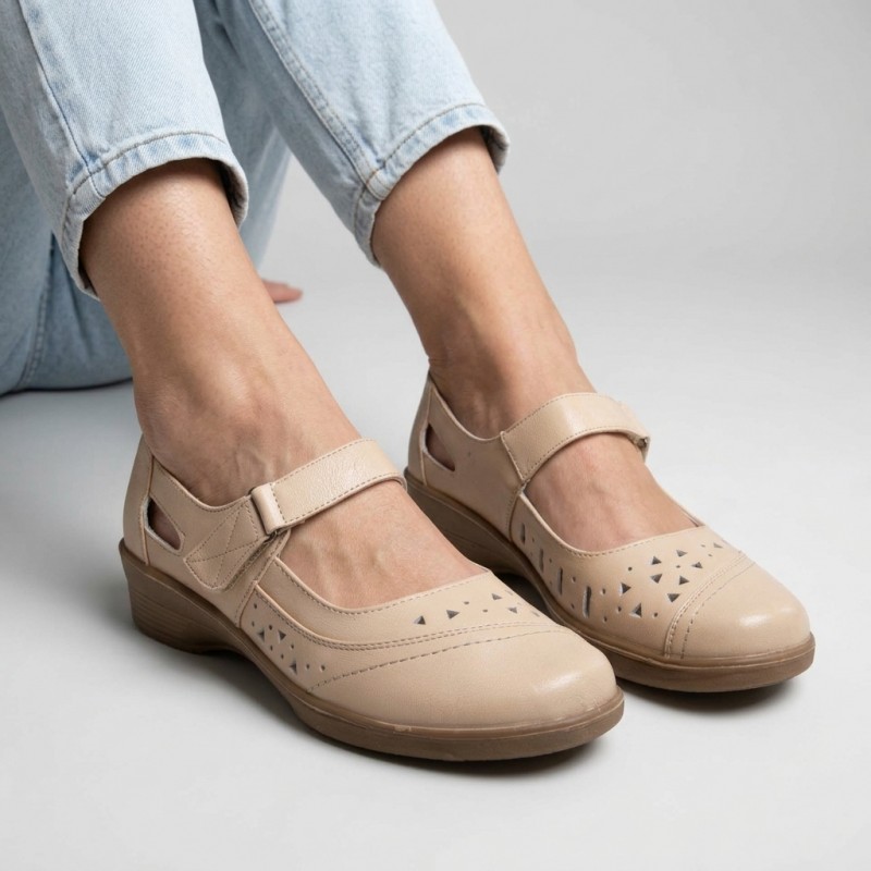 3158 Beige Дамски обувки