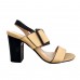 205-2205-1 Beige Дамски сандали на токчета