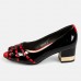 E2153-9822 Black/Red Дамски обувки на токчета