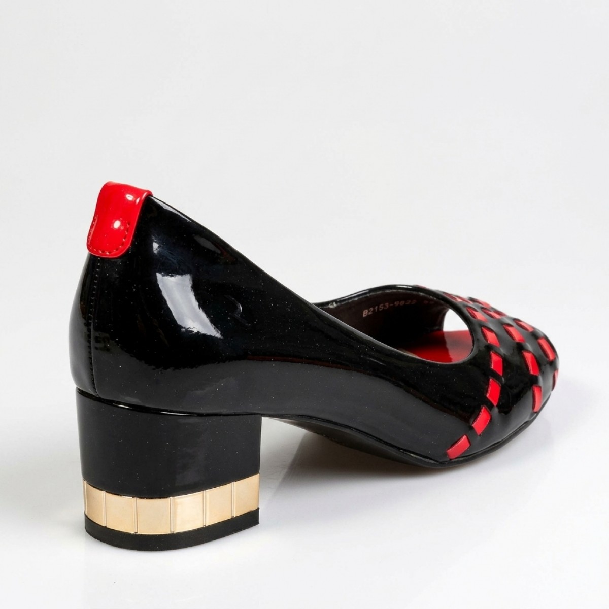E2153-9822 Black/Red Дамски обувки на токчета E2153-9822 Black/Red Дамски обувки на токчета