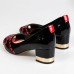 E2153-9822 Black/Red Дамски обувки на токчета