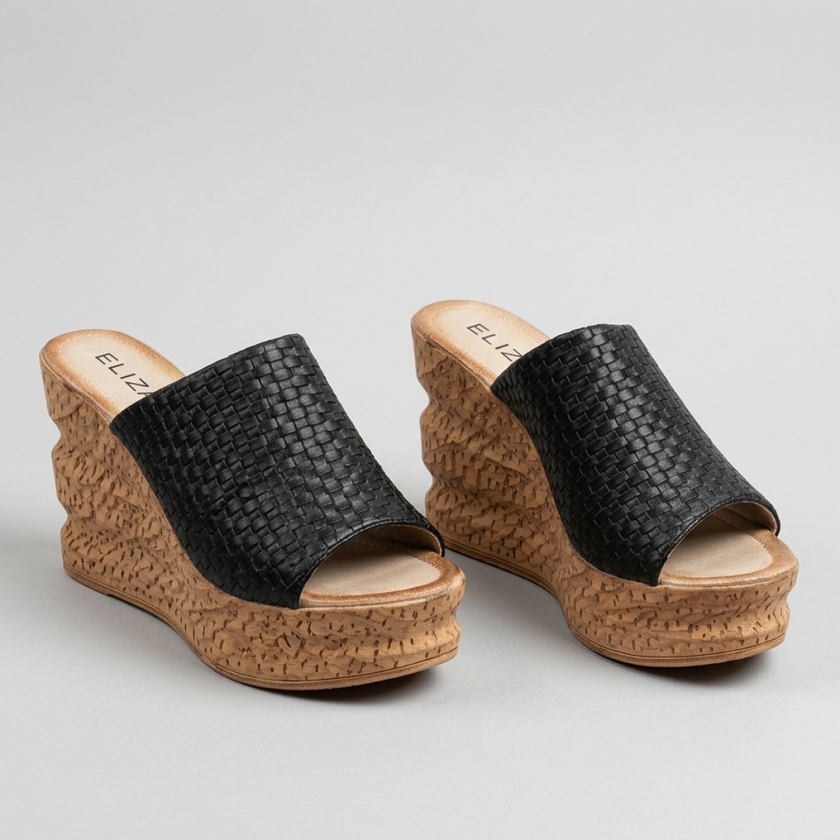 NF998-5 Black Дамски чехли на платформа
