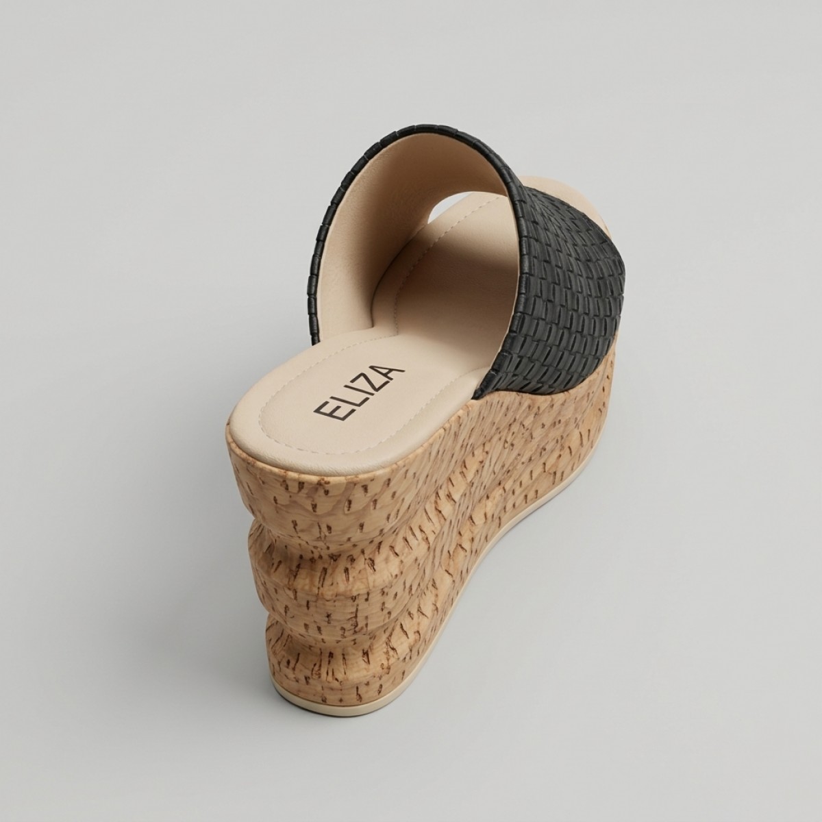 NF998-5 Black Дамски чехли на платформа