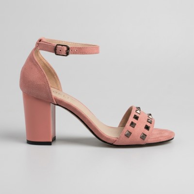 205-2205-7 Pink Дамски сандали на токчета