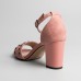 205-2205-7 Pink Дамски сандали на токчета