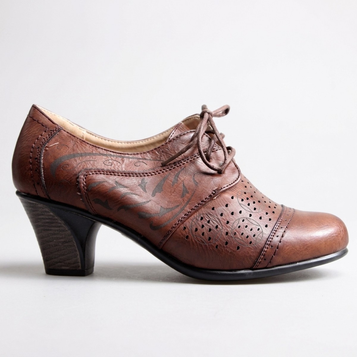 887-2 Dark Brown Дамски обувки на токчета 887-2 Dark Brown Дамски обувки на токчета