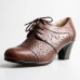 887-2 Dark Brown Дамски обувки на токчета