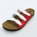0456 Red/White Дамски чехли
