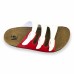 0456 Red/White Дамски чехли