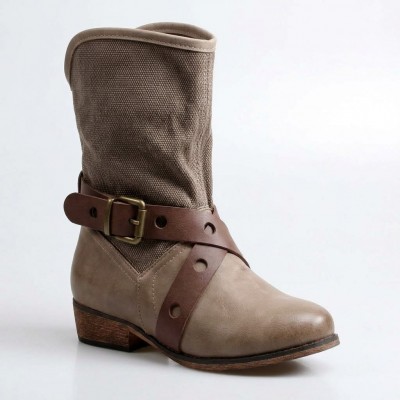 11A5508 Khaki Дамски летни боти