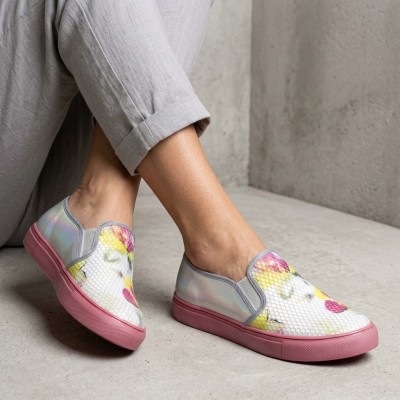 16-015359 Grey/Silver Дамски гуменки 16-015359 Grey/Silver Дамски гуменки