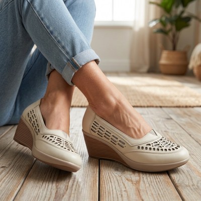 E885-2 Beige Дамски обувки E885-2 Beige Дамски обувки