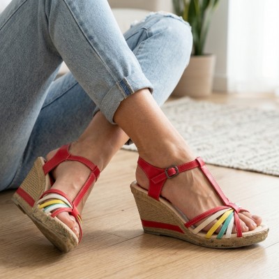 SL-1D Red Дамски сандали SL-1D Red Дамски сандали