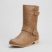 51750/S-19 Khaki Дамски летни боти