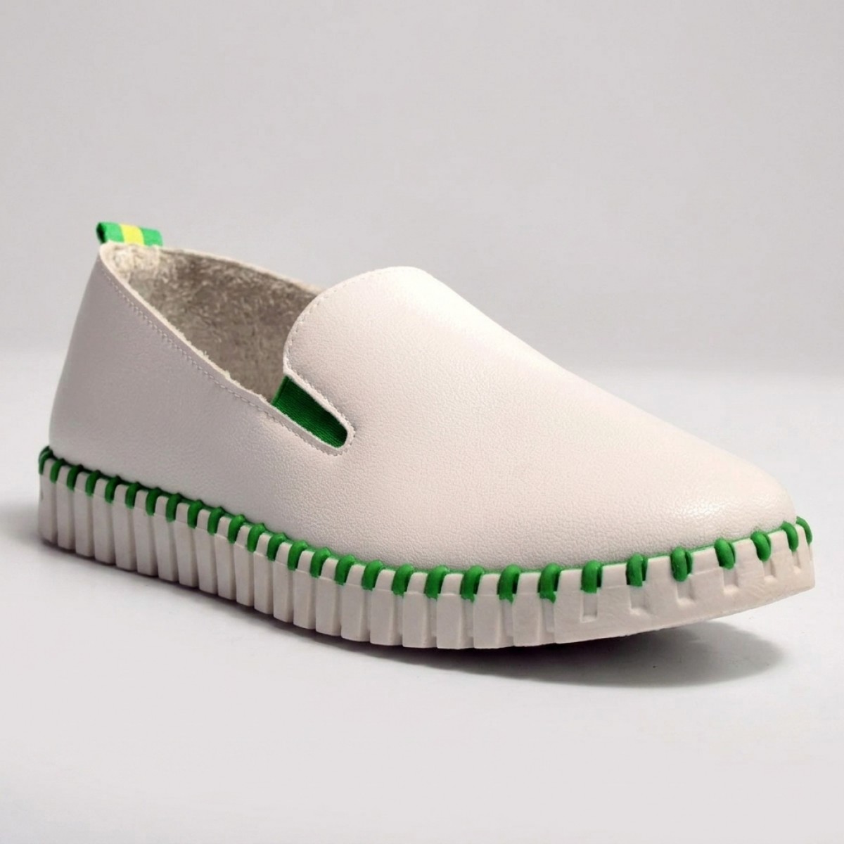 308005 White/Green Дамски гуменки 308005 White/Green Дамски гуменки