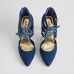 3316-03 Blue Дамски обувки на токчета
