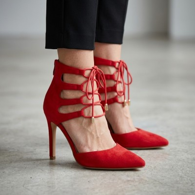 3316-03 Red Дамски обувки на токчета 3316-03 Red Дамски обувки на токчета