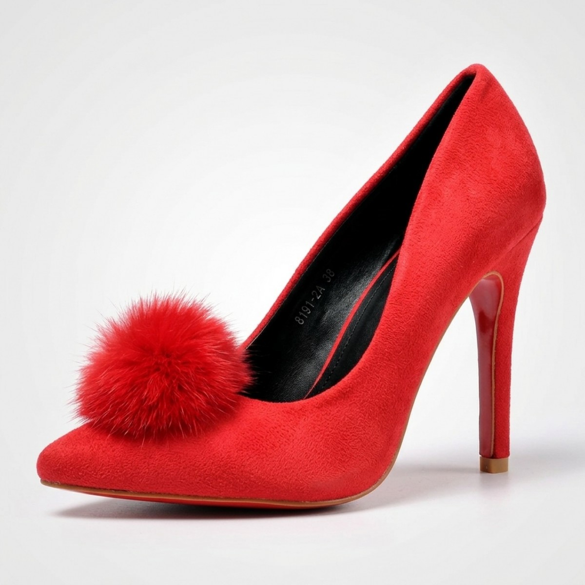 8191-2A Red Дамски обувки на токчета 8191-2A Red Дамски обувки на токчета