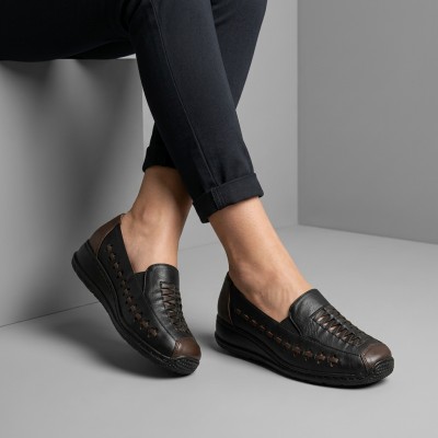 B9593-10 Black Brown Дамски обувки B9593-10 Black Brown Дамски обувки
