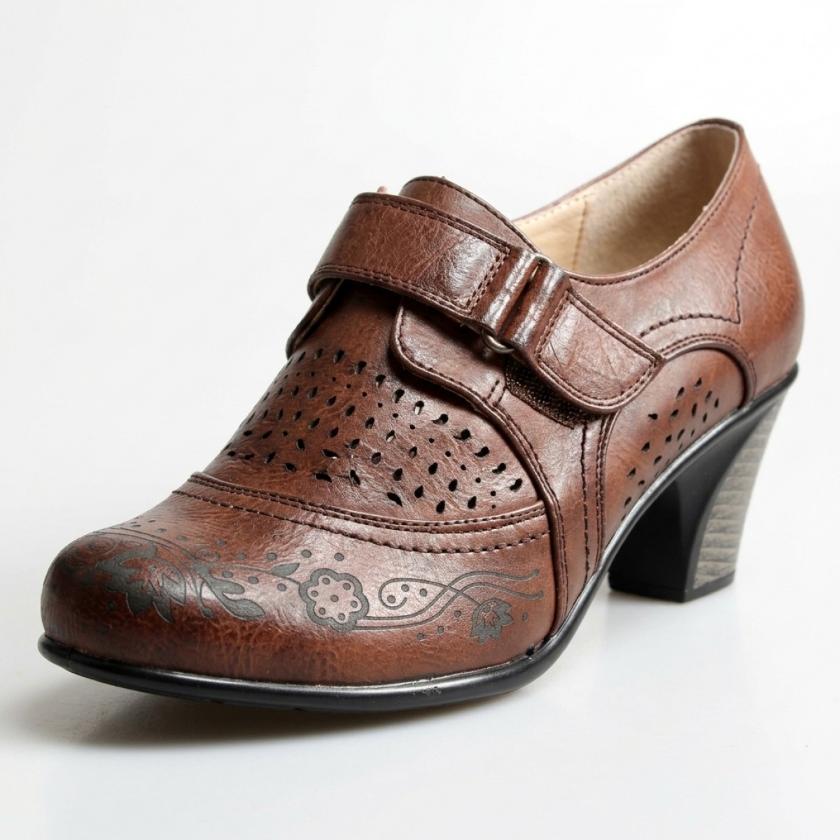 888-2 D Brown Дамски обувки